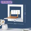 Suporte de Projetor Sem Furos, Suporte de Pendurar na Cabeceira, Prateleira de Armazenamento de Parede, Suporte de Parede para Projeção de Tela Caseira no Quarto