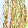 Plantas Verdes Simuladas Casamento Casa Decoração de Parede Pendurada Flores Artificiais Penduradas Plantas de Folhas Verdes Simuladas Vime Parede Fabricante Atacado