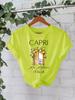 Camiseta de algodón puro de verano europeo y americano, manga corta, cuello redondo, comercio exterior transfronterizo, camiseta estampada con patrón americano, fábrica de comercio exterior femenina