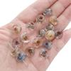 Cadena de cuentas de rueda de onda de agua de vidrio cuentas pulsera diy hecha a mano collar cadena de teléfono móvil colgante material accesorios venta al por mayor