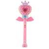 Varita Mágica Vocal Princesa Luminosa Luminosa Juguete Proyección Hada Niña Transformación Corona Infantil Varita de Hada