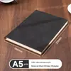 Caixa de Presente com Caderno A5 com Logo Impresso, Caderno de Negócios Couro High-End com Fecho Magnético, Personalização de Lembrança de Escritório