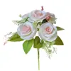 Flores Artificiales, Rosas Artificiales, Rosas para Ramo de Boda, Decoraciones Románticas de Rosas para Boda, Rosas de San Valentín