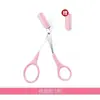 Tijeras para Recortar Cejas con Peine, Rasuradora de Cejas, Cuchilla para Cejas, Tijeras de Maquillaje, Kit para Dar Forma a las Cejas, Herramienta de Recorte