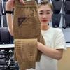 Verão 2026 Novos Calças Casuais Masculinas Estilo Europeu Moda Tendência Pied-de-poule Calças Jogger Esportivas Harem Calças Longas