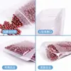 Bolsas Transparentes Auto-Soportantes Hechas de Nuevos Materiales, Seguras para Contacto con Alimentos, Bolsas con Cierre Fácil de Romper, Bolsas Ecológicas a Prueba de Humedad, Bolsas con Sellado de Ocho Lados para Granos, Personalizables