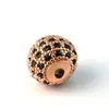Fábrica de Origen 6810mm Cuentas Espaciadoras Joyería Accesorios DIY Cobre Dorado Electrochapado Micro Cuentas Cuenta Cuenta Montura