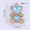 Novo Pingente de Urso de Zircônia Criativo Acessível de Luxo Material para Acessórios DIY Liga Eletrodepositada Pulseira Colar Brincos com Pingente Único