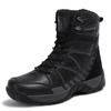 Otoño e Invierno Nuevos Zapatos de Senderismo de Caña Alta Aterciopelados Gruesos Botas de Nieve Largas para Exterior Talla Grande Botas de Nieve