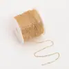 Fio Metalizado de Alto Brilho Vazado Brilhante para Tecelagem DIY Manual de Pulseiras, Colares e Acessórios de Joias