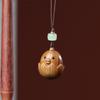 Palo de rosa, Sándalo verde, Sándalo, Madera arcoíris, Colgante para teléfono Gallo del Zodíaco Regalo accesorio