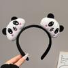 Faixa de Cabeça de Panda Feminina Foto de Viagem de Chengdu Check-in Grampo de Cabelo Faixa de Cabeça Zoológico Crianças Desenho Animado Engraçado Acessórios de Cabelo