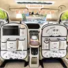 Bolsa de Almacenamiento para Asiento de Coche, Mesa Multifuncional, Bolsa de Almacenamiento Colgante para Coche, Bolsa Colgante Antipatadas de Dibujos Animados Lindos para Coche