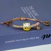 Pulsera tejida de Gato de la Suerte de cerámica hecha a mano, Suministro directo del fabricante, Pulsera sencilla para estudiantes, parejas y mejores amigos, Venta al por mayor para puestos del mercado