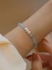 Pulsera de Perlas Aguamarina Fresca y Dulce para Mujer Elegante Novedad Nicho Lujo Ligero Verano Mejor Amiga para Mujer 2023 Nuevo Estilo