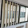 Cortina de Venezianas Verticais em PVC Retardante de Chama Polimérico Personalizada para Sala de Estar Escritório Trilho de Liga de Alumínio