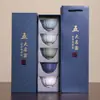 Forno Ru Esmalte Branco Lua Caneca Feita à Mão Caneca Mestra Caneca Única Xícara de Chá Cerâmica Xícara de Chá Kung Fu Doméstica Tigela de Chá Xícara de Chá