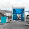 Máquina Lavadora de Ruedas para Vehículo de Transporte de Mina de Carbón 20m Aislamiento Invernal Máquina Lavadora de Coches Totalmente Automática Inteligente Dispositivo de Limpieza de Neumáticos de Pórtico