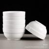 Tazón de porcelana Linyi al por mayor 4.5 pulgadas tazón de arroz doméstico tazón lateral porcelana reforzada con magnesio regalo de actividad al por mayor