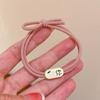 Cuerda para el cabello con polvo de dopamina para niña, anilla para el cabello, pulsera para el cabello de doble uso, banda de goma pequeña para parejas, accesorios para el cabello al por mayor