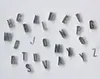 Europa y Estados Unidos joyería popular moda de verano Joyería de playa aleación 26 letras tobillera tobillera de letras geométricas