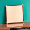 Marco con Marco de Madera Maciza, Marco de Fotos Estilo Chino Nuevo con Esquinas de Cobre Imitación, Marco de Pintura Tradicional China con Esquinas Redondeadas, Marco para Caligrafía, Marco Exterior para Pintura Decorativa, Marco para Bordado