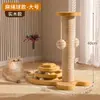 Placa Arranhador para Gatos, Resistente ao Desgaste e Não Solta Fiapos, Autodivertido e Alivia o Tédio, Brinquedo Arranhador Resistente a Arranhões para Gatos, Estrutura Vertical para Gatos Escalarem, Poste Arranhador Integrado para Gatos