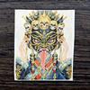 Estilo Xizang Pintado a Mano Oro 4*5 Núcleo de Pintura Thangka Zorro Hada Zorro de Nueve Colas Changming Vida Pasada y Vida Presente Thangka Lienzo Venta al por Mayor