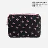 Bolsa de Cosméticos con Lazo Plisado en Relieve, Gran Capacidad, Gama Alta, Aspecto de Lujo, Bolsa de Almacenamiento Multifuncional, A partir de un Lote