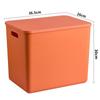 Caja de Almacenamiento de Plástico con Tapa Caja para Guardar Ropa Interior Calcetines en el Armario Contenedor para Guardar Bloques de Construcción de Juguete Cesta para Guardar Bocadillos Libros Ilustrados