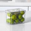 Caixa Retangular de Plástico Transparente Personalizada para Conservar Alimentos Frescos Caixa de Armazenamento para Classificação de Alimentos Quentes Anti-odor Caixa de Armazenamento para Geladeira