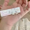 Brincos Zhuang Zhou Mengdie Conjunto de 6 Peças 2025 Novo Popular Primavera e Verão Pequenos, Exquisitos, Doces e Delicados Brincos para Mulheres