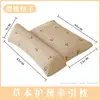 Almohada rellena de trigo sarraceno con soporte cervical integrado, diseñada para mejorar el soporte de hombros y cuello, prevenir el colapso y proporcionar una experiencia transpirable y amigable con la piel para un sueño duradero.