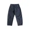 WHSDDY3 Calças de corte tridimensional estilo americano, retrô, lavadas, tendências, calças de trabalho para homens, calças de lenhador 100% algodão K1094