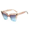 2026 Novos Óculos de Sol Gatinho de Armação Grande Transfronteiriços Estilo Europeu e Americano Personalidade Ins Hip-Hop Strass Moda Óculos de Sol de Comércio Exterior para Mulheres