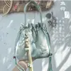(La fuente transfronteriza de la entidad no distribuye ni envía) Bolso Han antiguo bordado portátil para colgar Hanfu