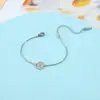 Transfronterizo Nuevo Pulsera de Dama 18K Moda Simple Acero Inoxidable Pulsera de Amor Joyería para Pareja Regalo