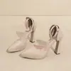 Zapatos de Tacón Alto Sexy de una Sola Tira Sandalias de Punta Fashion para Mujer 2026 Nuevo Estilo Elegante