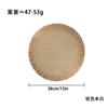 Shein Esterilla de Papel Tejido con Borlas para Mesa de Comedor Posavasos Esterilla Aislante Térmico Esterilla Decoración del Hogar Esterilla Anti-Escaldaduras