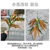 Fabricante de Flores Artificiais Laranja Pôr do Sol, Laranja Vermelho Pôr do Sol Arco para Corredor de Casamento com Tema de Outono Decoração Suave Flores Artificiais Atacado