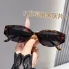 Óculos de Sol Cat-Eye Tendência com Armação Pequena para Mulheres, Óculos de Sol com Proteção Solar Transfronteiriça, Óculos de Sol Masculinos de Alta Qualidade