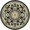 Alfombra Redonda de Terciopelo de Cristal Estilo Étnico Amazon para Dormitorio, Esterilla para Cesta Colgante, Alfombra de Piso Persa en Stock para Sala de Estar, Lavable a Mano