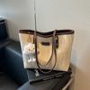 Bolsa Grande Capacidade Transfronteiriça Feminina 2024 Novo Estilo Simples Moda Bolsa de Ombro/Axila de Alta Qualidade Versátil Geral