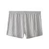 Cueca Boxer Masculina de Algodão Puro com Reforço no Gancho Roupa Íntima Pijama Roupa de Dormir Casa Shorts Boxer Soltos para Homem