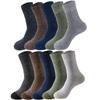 Calcetines de invierno para hombre, gruesos y cálidos, con forro polar, de toalla, de rizo, para exteriores, para montañismo