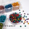 Cuentas de arroz teñidas en el núcleo [Serie Neón] oscuro DIY joyería artesanal con cuentas Pulsera de cuentas Xiaomi collar extracción del núcleo