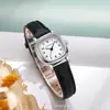 Relojes de mujer transfronterizos al por mayor, cuadrados de moda, comercio exterior, decorativos, de esfera pequeña, con correa de cuero para mujer