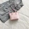 Bolso Pequeño de Cuadros de Alta Gama y Elegante para Mujer 2025 Nuevo Bolso Versátil de Hombro Cruzado Bolso de Mano de Verano Bolso Cubo
