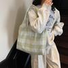 Bolso Minimalista de Moda para Mujer 2026 Primavera Nuevo Gran Capacidad Casual Cuadros Ruiying Bolso Cuadrado Pequeño Bolso Artístico de Axila