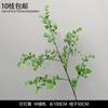 Decoración de Flores Artificiales Verdes Material de Flores de Hoja de Manzana Flor Exterior Planta Verde Hermoso Arreglo Chen Simulación de Hoja de Tortuga Arte Floral para Boda